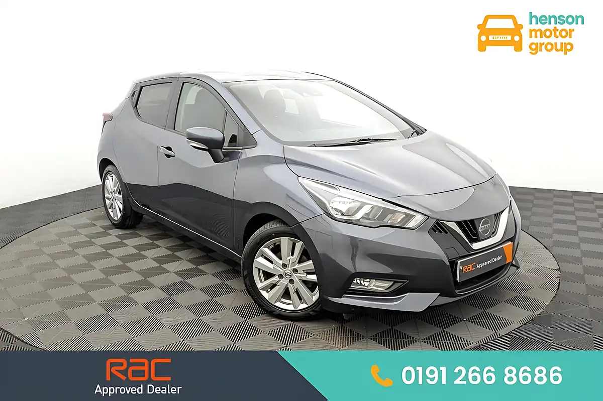 Used 2020 Nissan Micra Acenta Grey - Front View