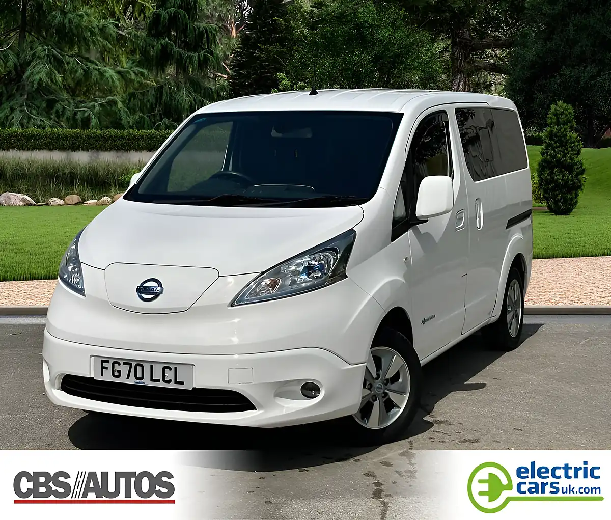 Used 2020 Nissan NV200 E Evalia Day Van White - Front View