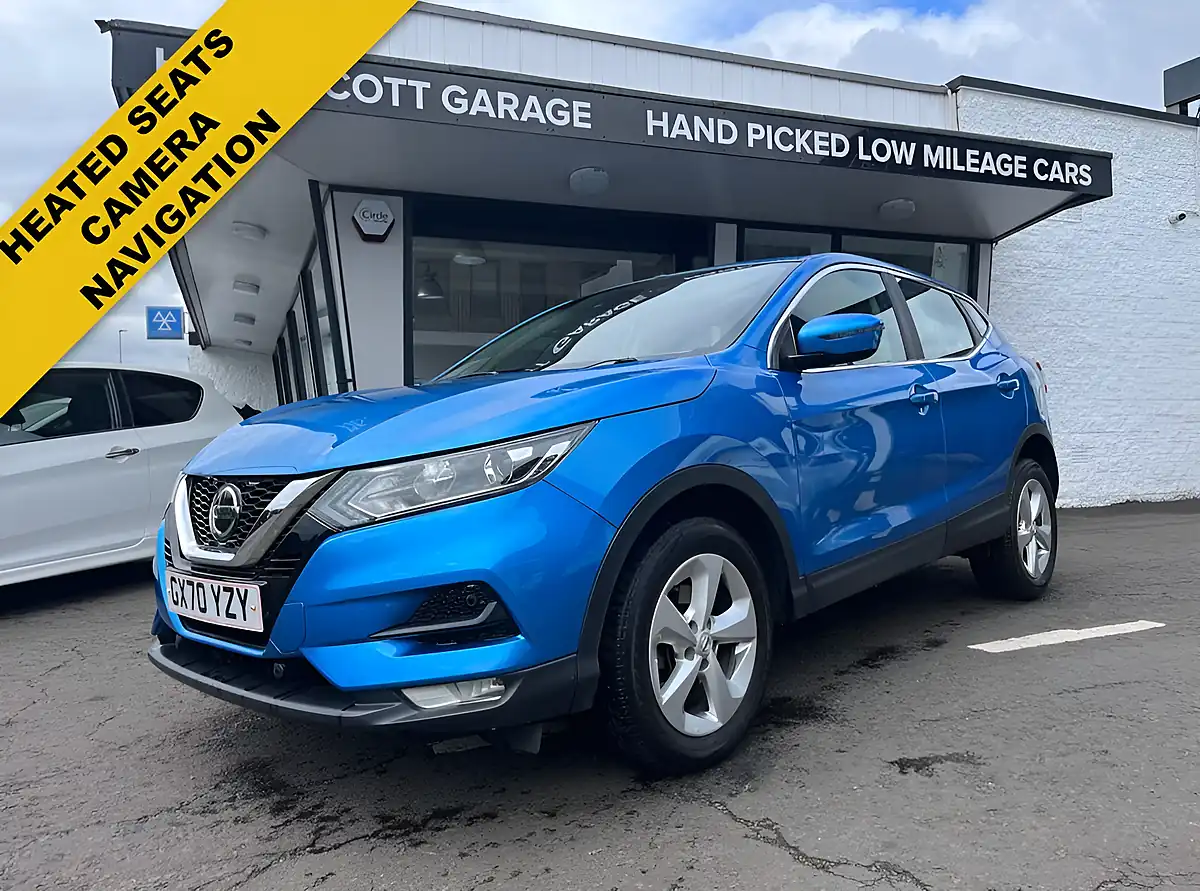 Used 2020 Nissan Qashqai Acenta Premium Blue - Front View