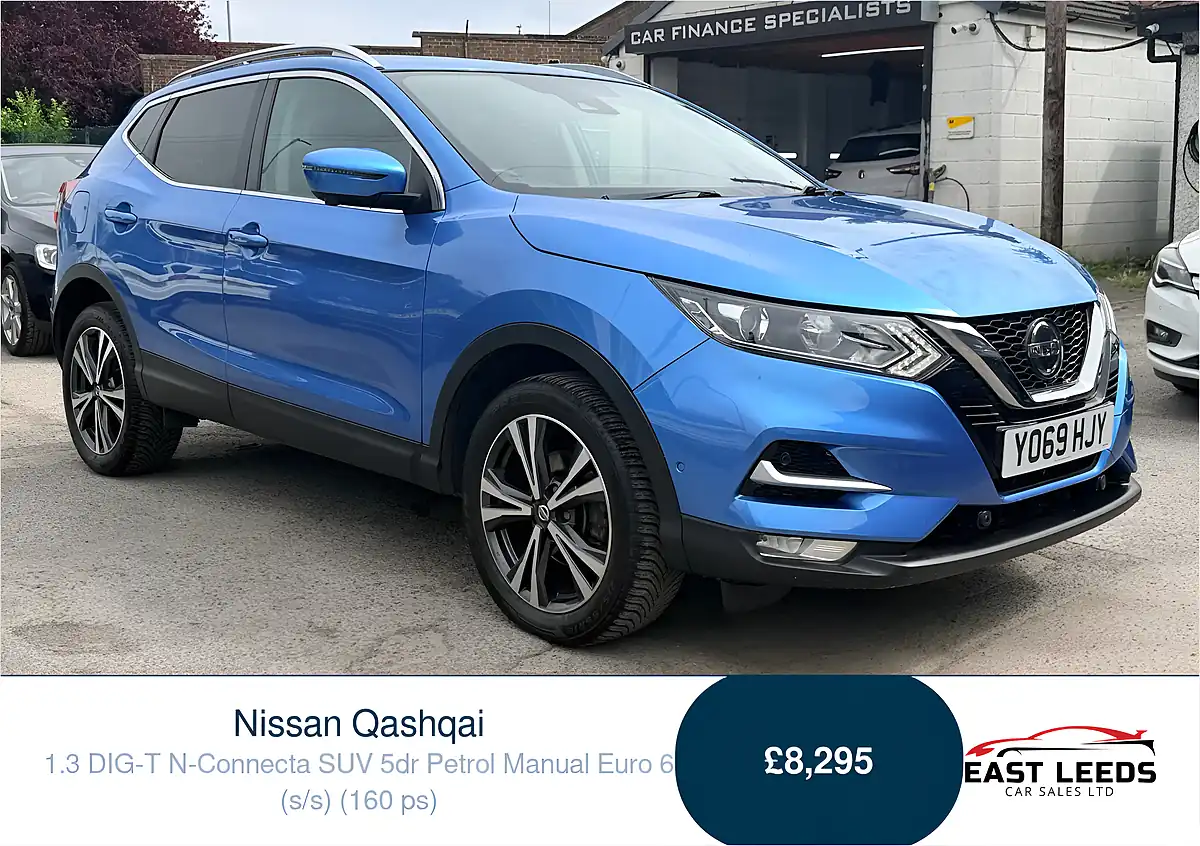 Used 2020 Nissan Qashqai N-Connecta Blue - Front View