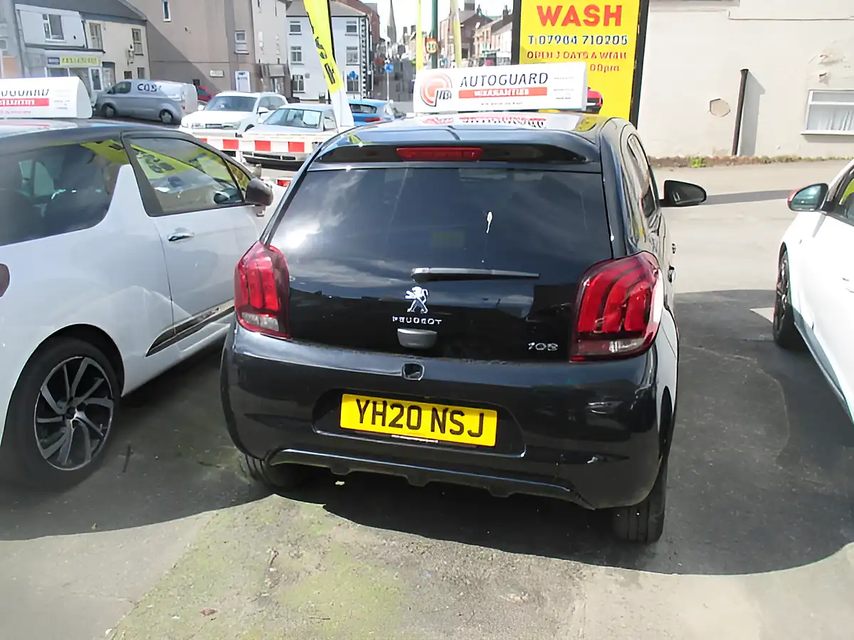Used 2020 Peugeot 108 Allure Black - Interior and Exterior details 3
