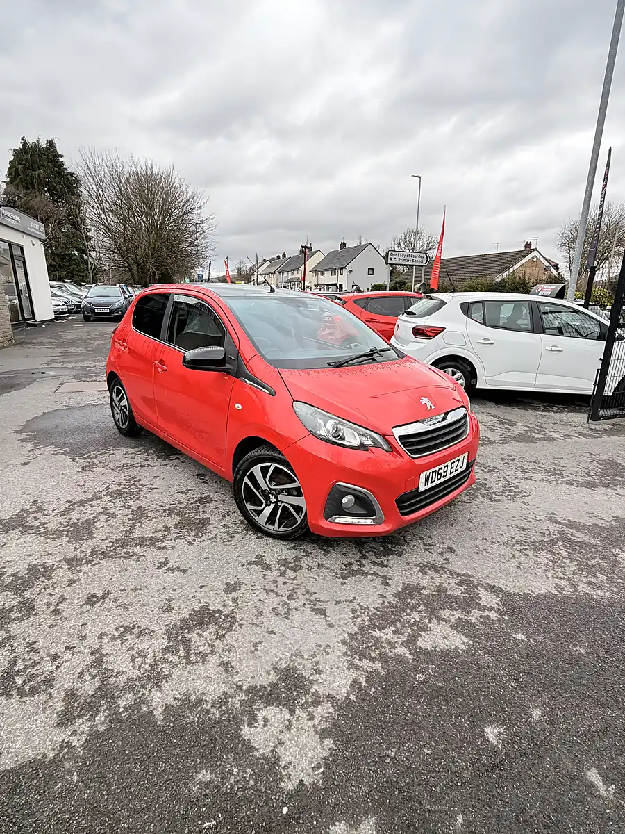 Used 2020 Peugeot 108 Allure Red - Front View