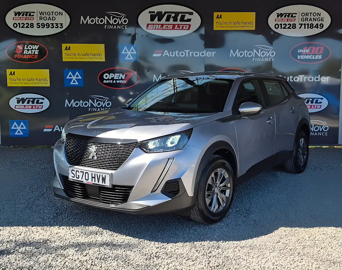 Used 2020 Peugeot 2008 Active Grey - Front View
