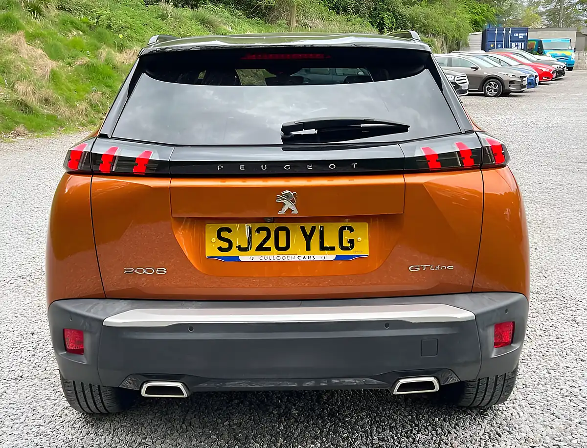 Used 2020 Peugeot 2008 GT Line Orange Fusion - Interior and Exterior details 4