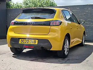 Used 2020 Peugeot 208 Active Yellow - Interior and Exterior details 13