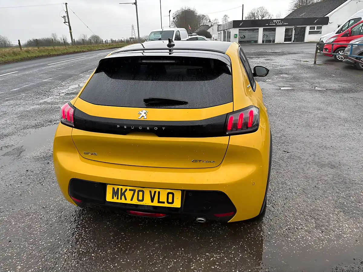 Used 2020 Peugeot 208 GT Line Yellow - Interior and Exterior details 4
