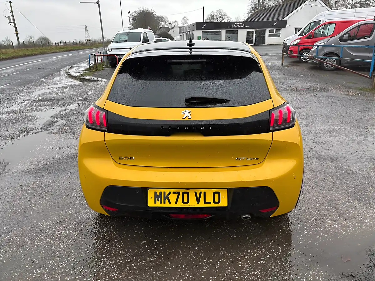 Used 2020 Peugeot 208 GT Line Yellow - Interior and Exterior details 5