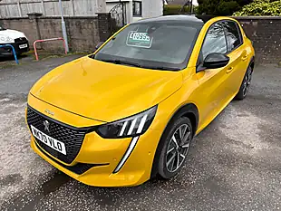 Used 2020 Peugeot 208 GT Line Yellow - Interior and Exterior details 7