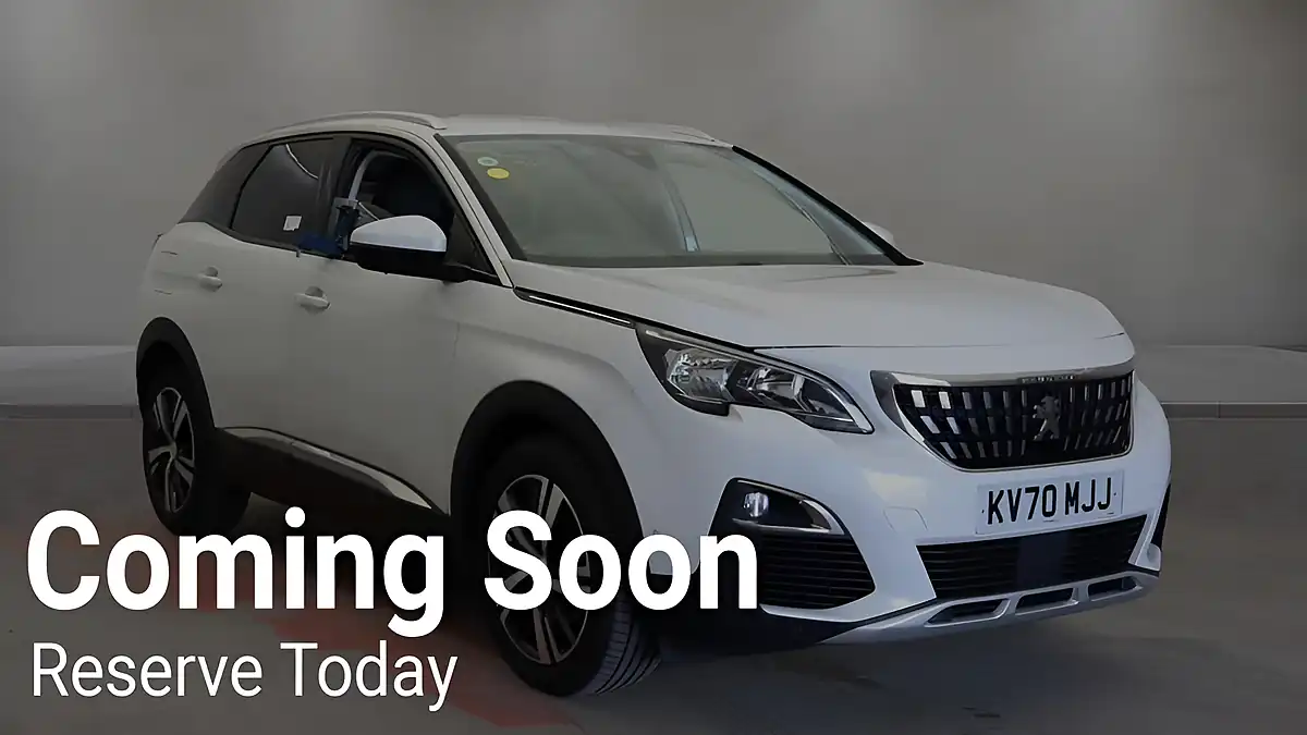 Used 2020 Peugeot 3008 Allure White - Front View