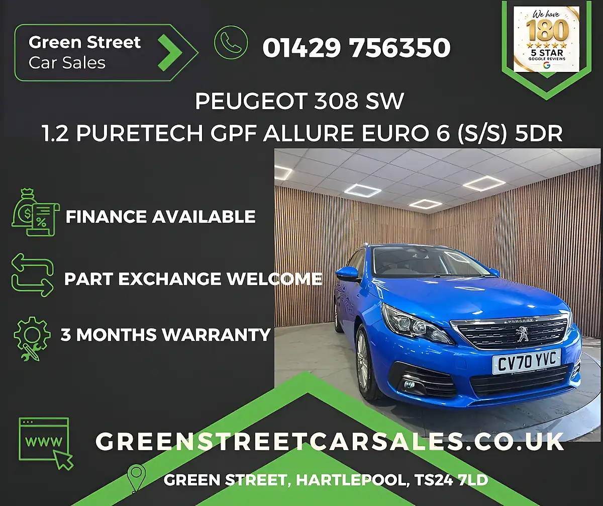 Used 2020 Peugeot 308 Sw Allure Blue - Interior and Exterior details 2