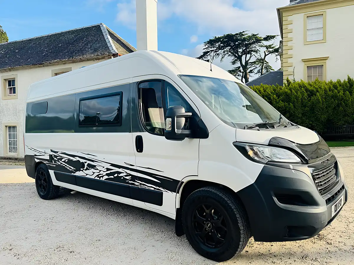 Used 2020 Peugeot Boxer Camper Van 335 Professional White - Front View