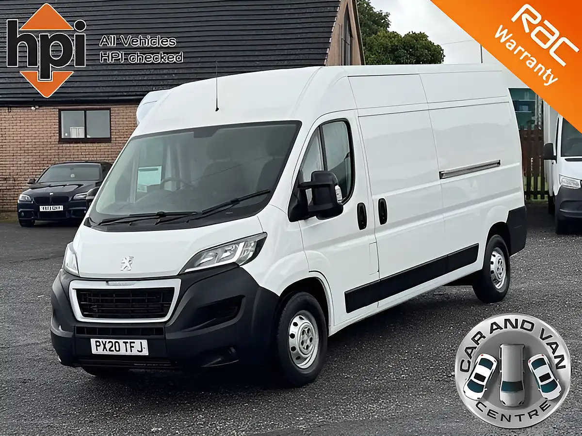Used 2020 Peugeot Boxer Professional 435 L3 H2 Lwb White - Front View