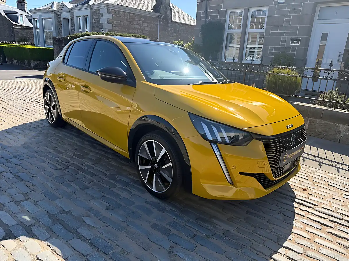 Used 2020 Peugeot E-208 GT Line Yellow - Interior and Exterior details 6