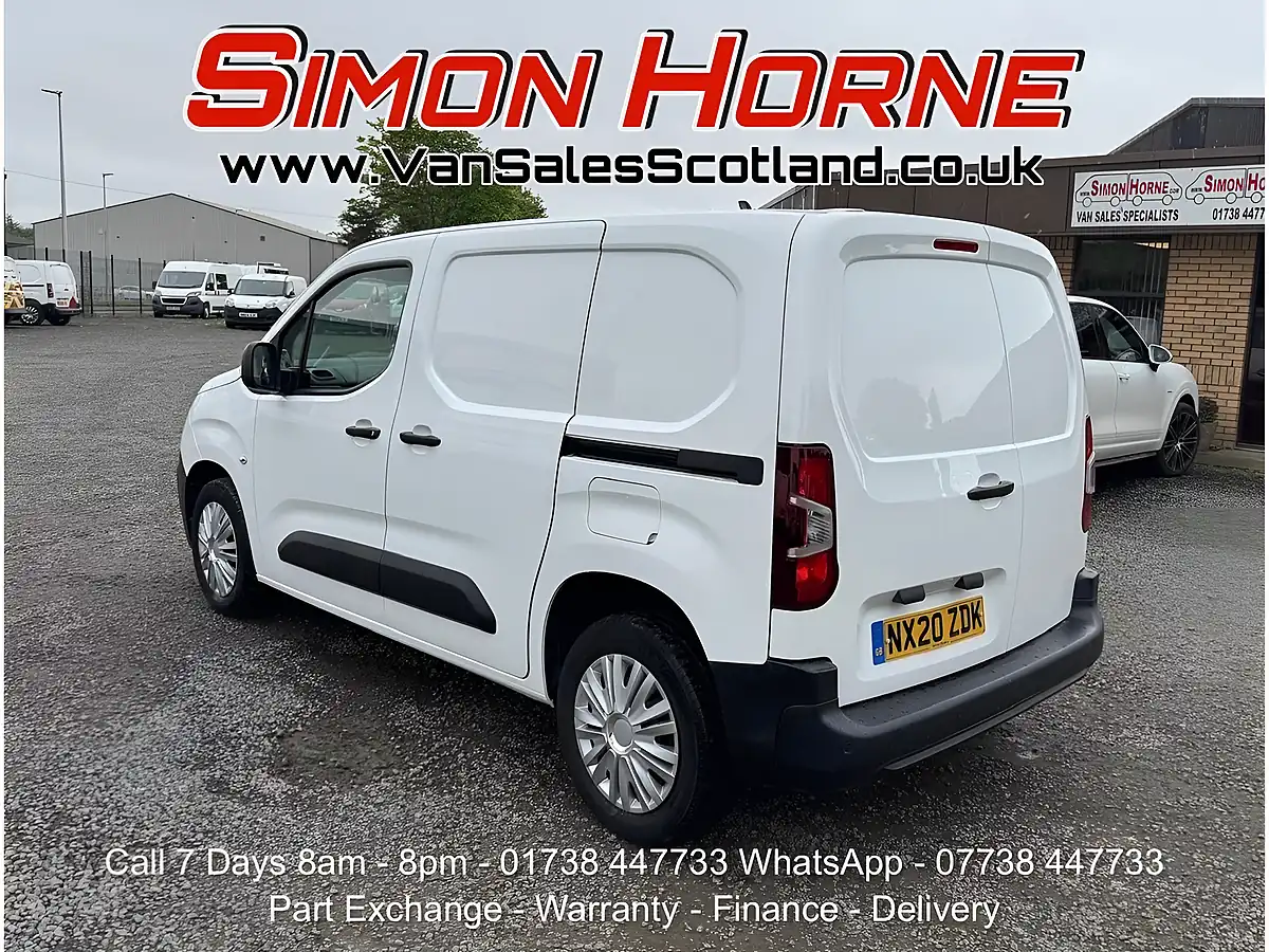 Used 2020 Peugeot Partner Professional White - Interior and Exterior details 4