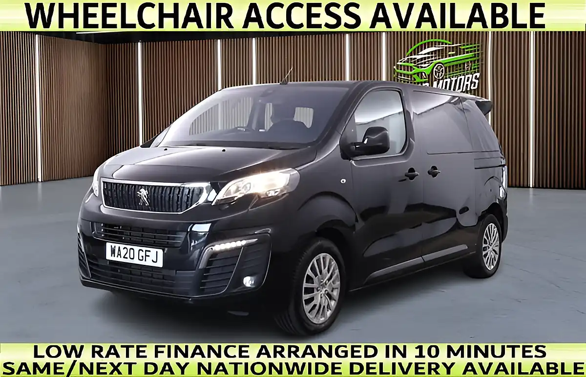 Used 2020 Peugeot Traveller Active Standard Black - Front View