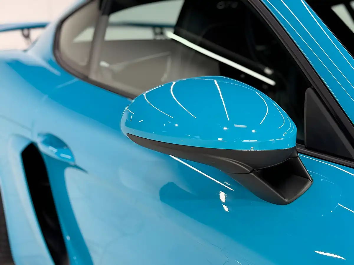 Used 2020 Porsche 718 Cayman GT4 Blue - Interior and Exterior details 12