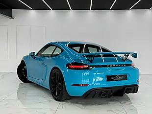 Used 2020 Porsche 718 Cayman GT4 Blue - Interior and Exterior details 5