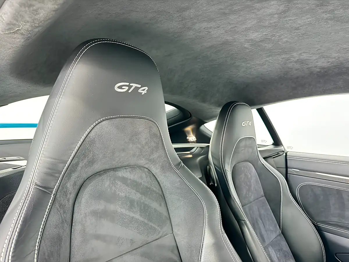 Used 2020 Porsche 718 Cayman GT4 Blue - Interior and Exterior details 7