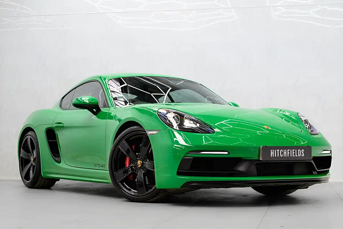 Used 2020 Porsche 718 Cayman Gts Green - Interior and Exterior details 2