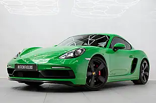 Used 2020 Porsche 718 Cayman Gts Green - Interior and Exterior details 5