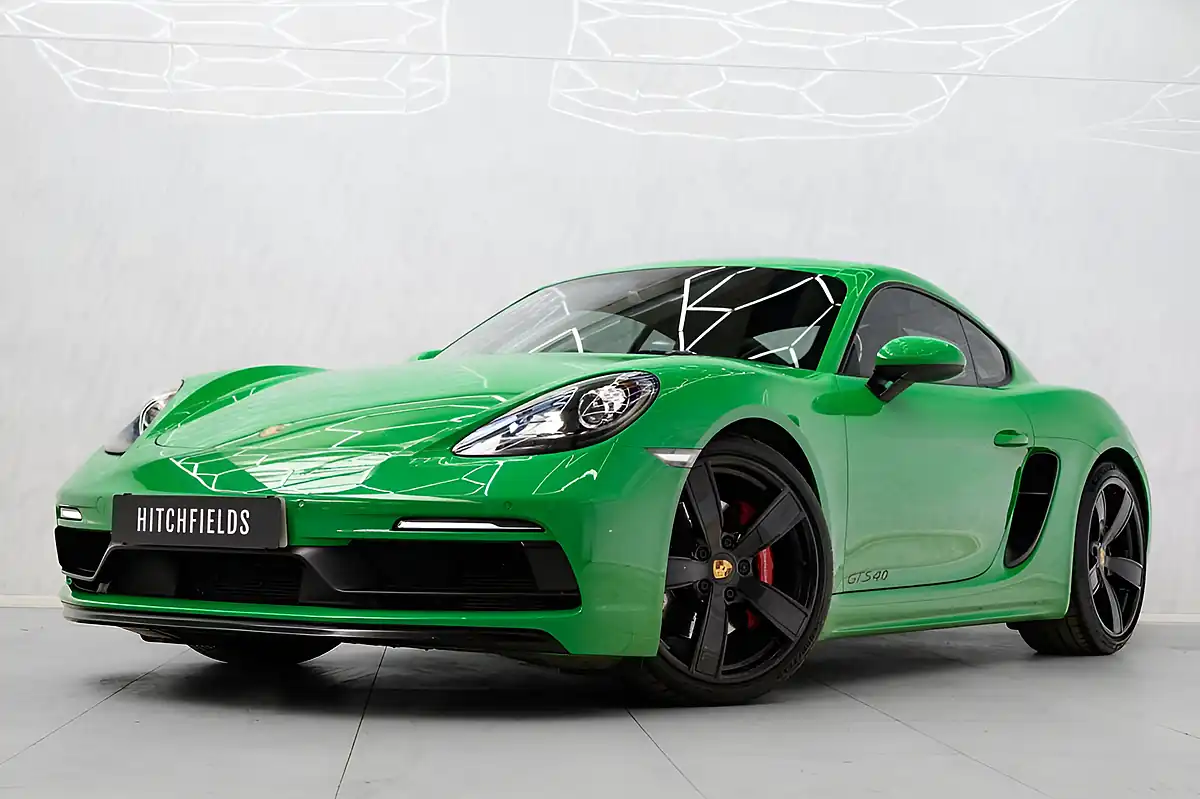 Used 2020 Porsche 718 Cayman Gts Green - Interior and Exterior details 5