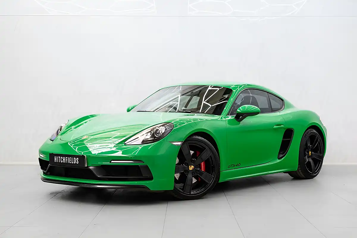 Used 2020 Porsche 718 Cayman Gts Green - Interior and Exterior details 6