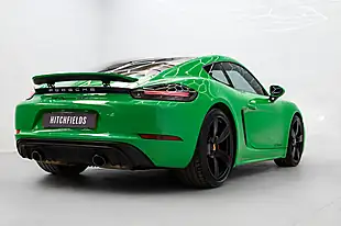 Used 2020 Porsche 718 Cayman Gts Green - Interior and Exterior details 7