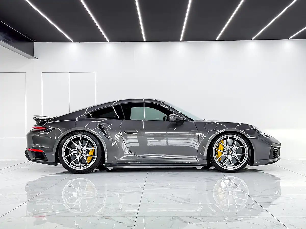 Used 2020 Porsche 911 Turbo S Agate Grey Metallic - Interior and Exterior details 2