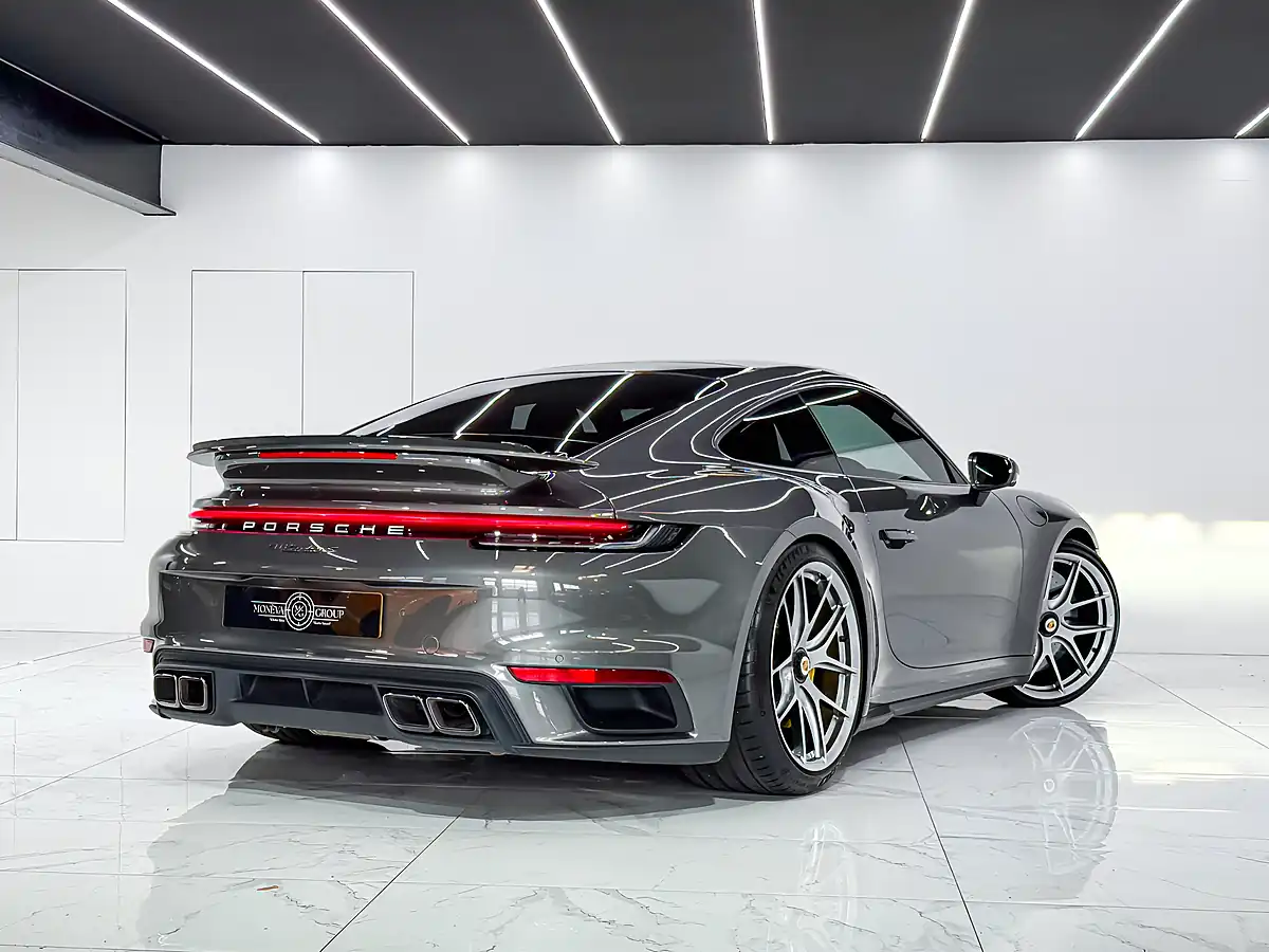 Used 2020 Porsche 911 Turbo S Agate Grey Metallic - Interior and Exterior details 3