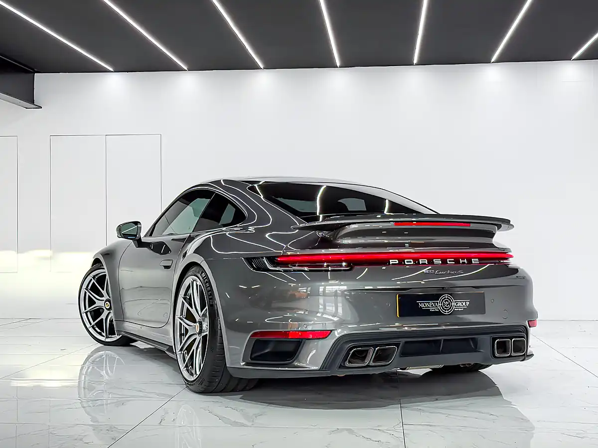Used 2020 Porsche 911 Turbo S Agate Grey Metallic - Interior and Exterior details 4