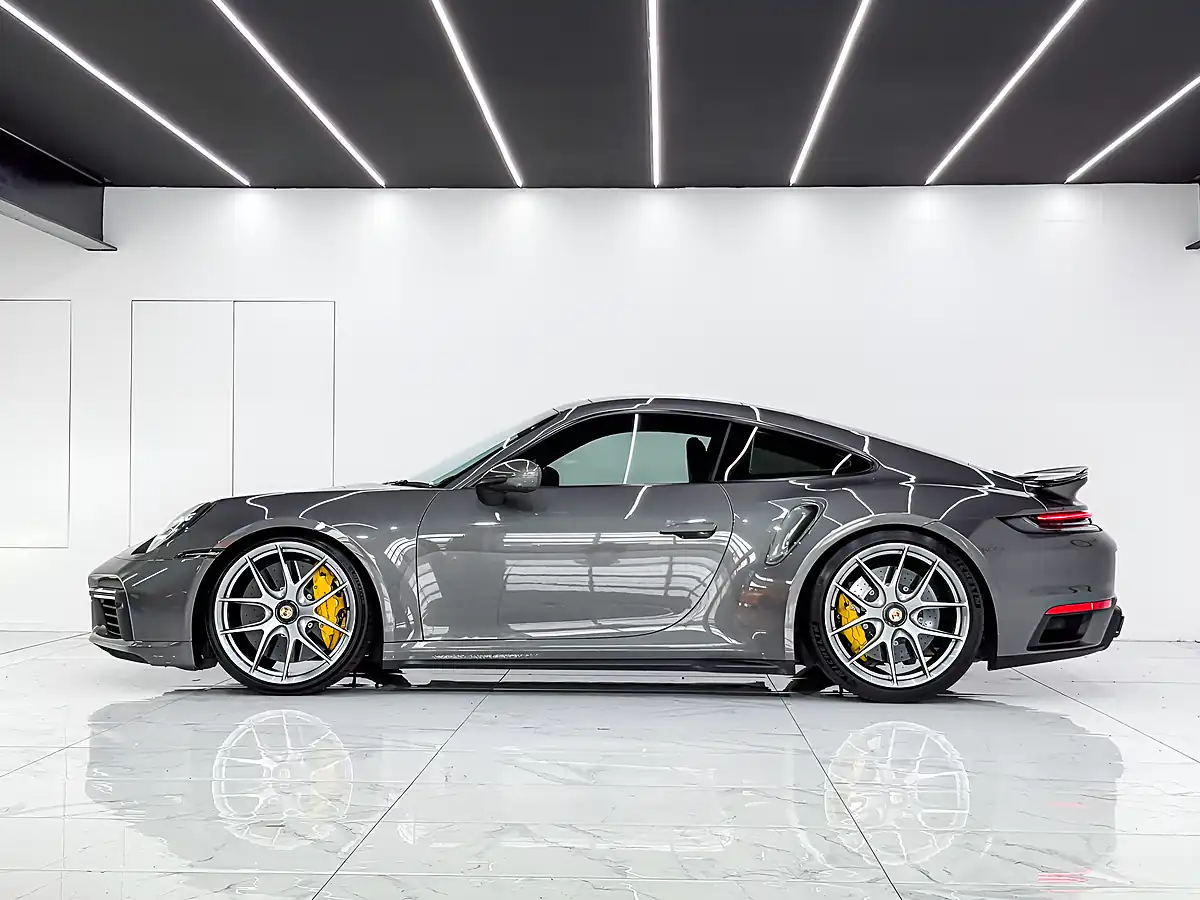 Used 2020 Porsche 911 Turbo S Agate Grey Metallic - Interior and Exterior details 5