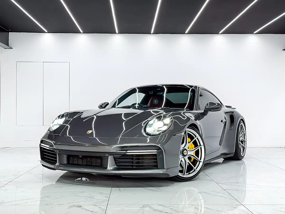 Used 2020 Porsche 911 Turbo S Agate Grey Metallic - Interior and Exterior details 6