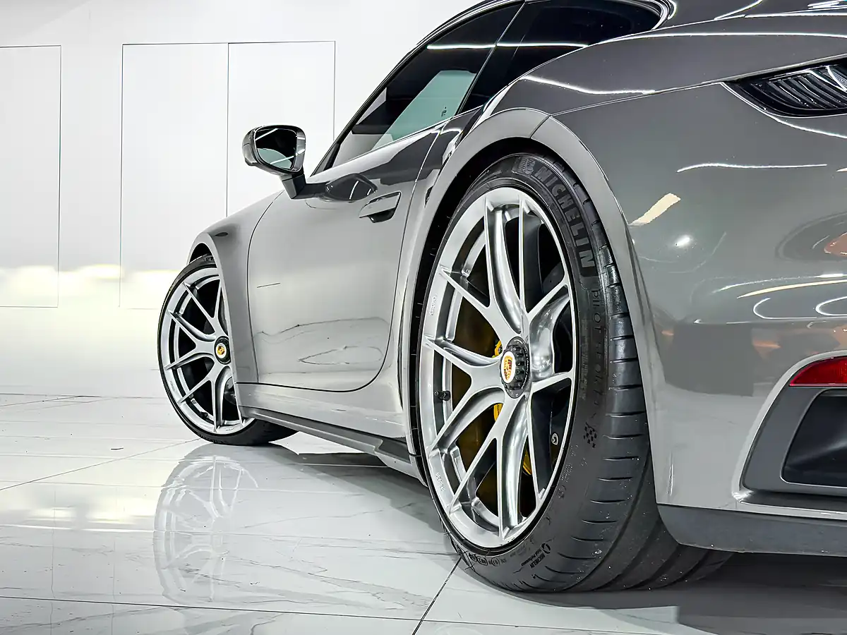 Used 2020 Porsche 911 Turbo S Agate Grey Metallic - Interior and Exterior details 7