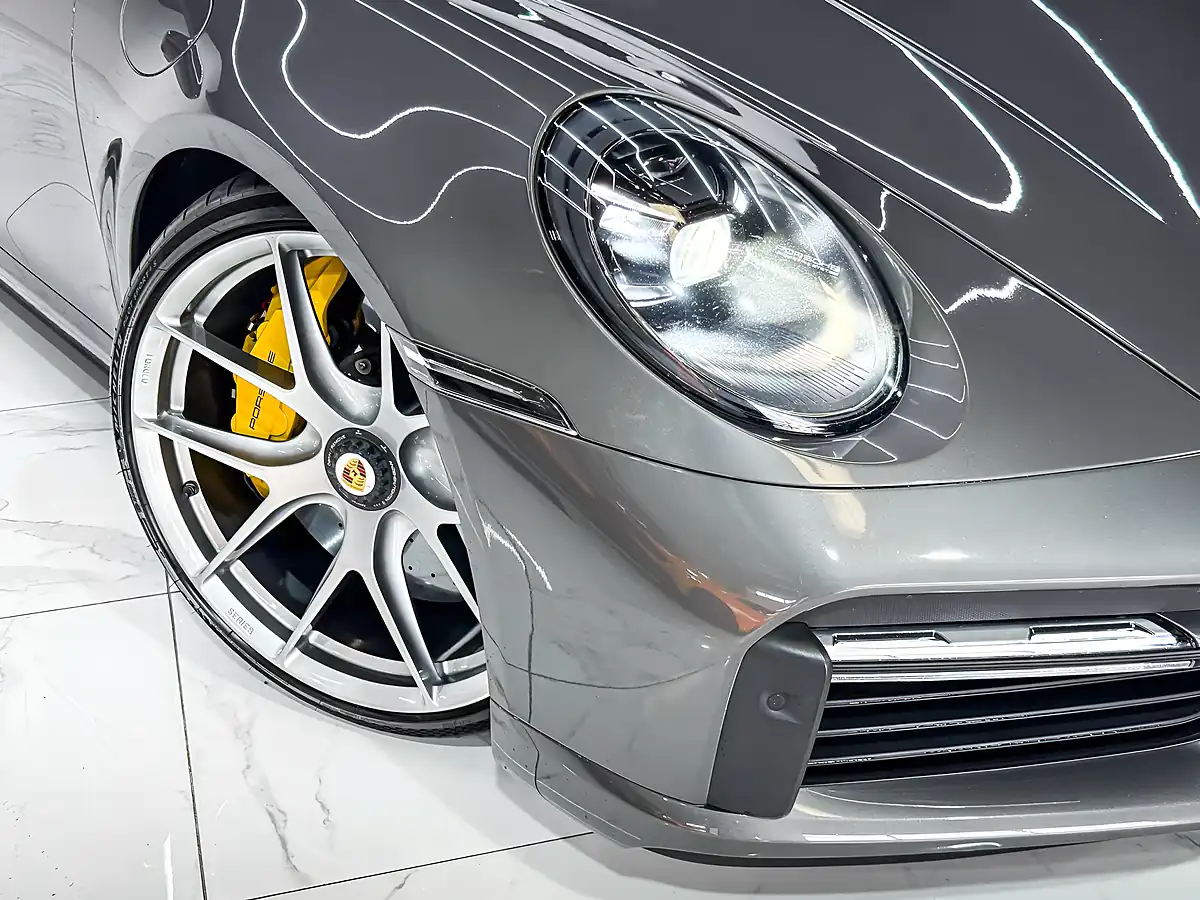 Used 2020 Porsche 911 Turbo S Agate Grey Metallic - Interior and Exterior details 8