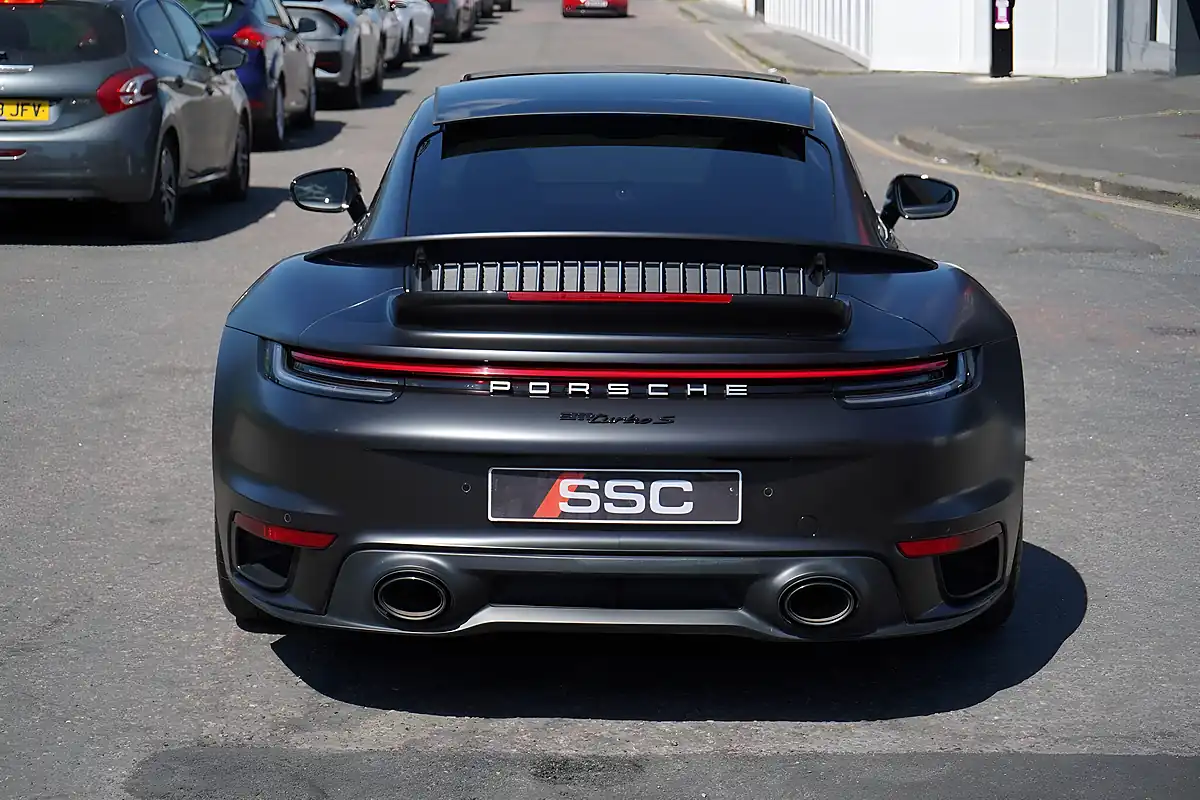 Used 2020 Porsche 911 Turbo S Black - Interior and Exterior details 11
