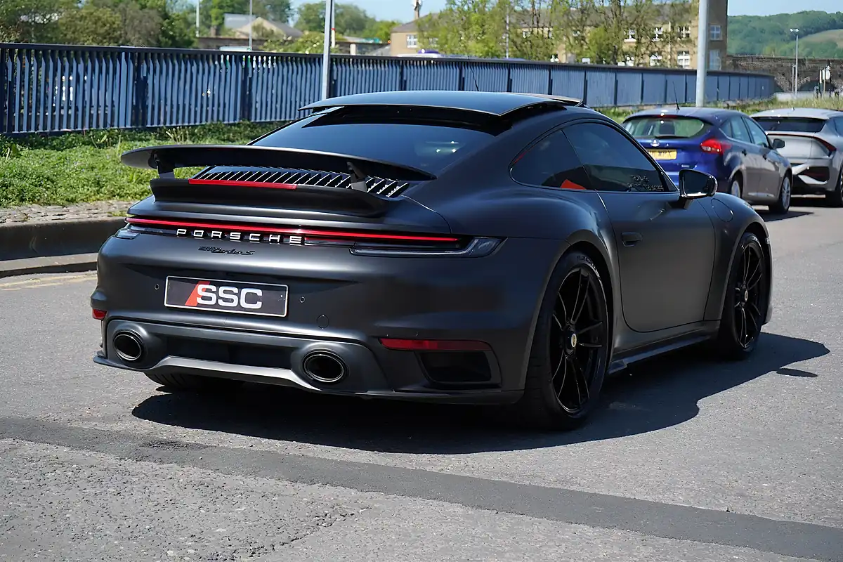 Used 2020 Porsche 911 Turbo S Black - Interior and Exterior details 12