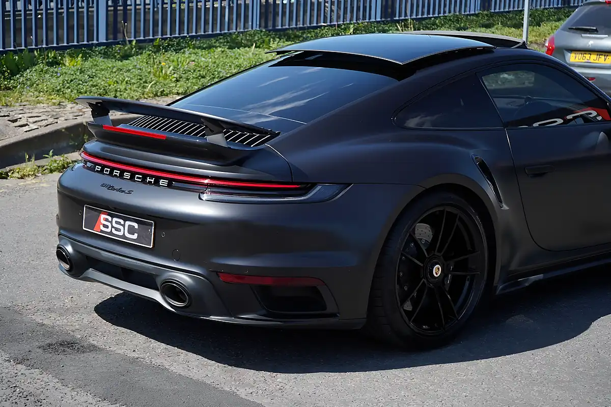 Used 2020 Porsche 911 Turbo S Black - Interior and Exterior details 13