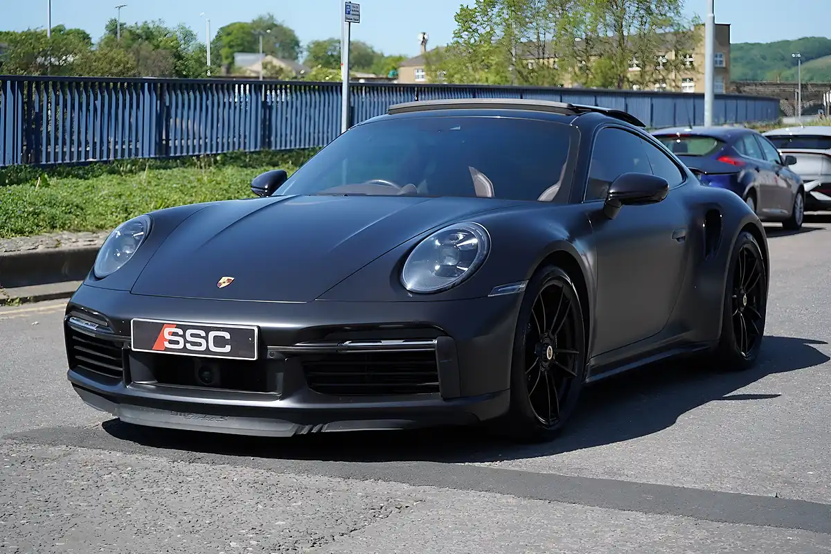 Used 2020 Porsche 911 Turbo S Black - Interior and Exterior details 6