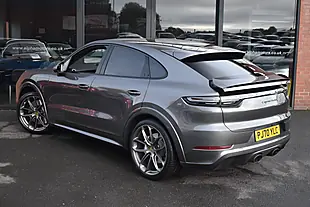 Used 2020 Porsche Cayenne Coupe Quartzite Grey - Interior and Exterior details 2