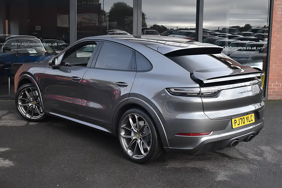 Used 2020 Porsche Cayenne Coupe Quartzite Grey - Interior and Exterior details 2