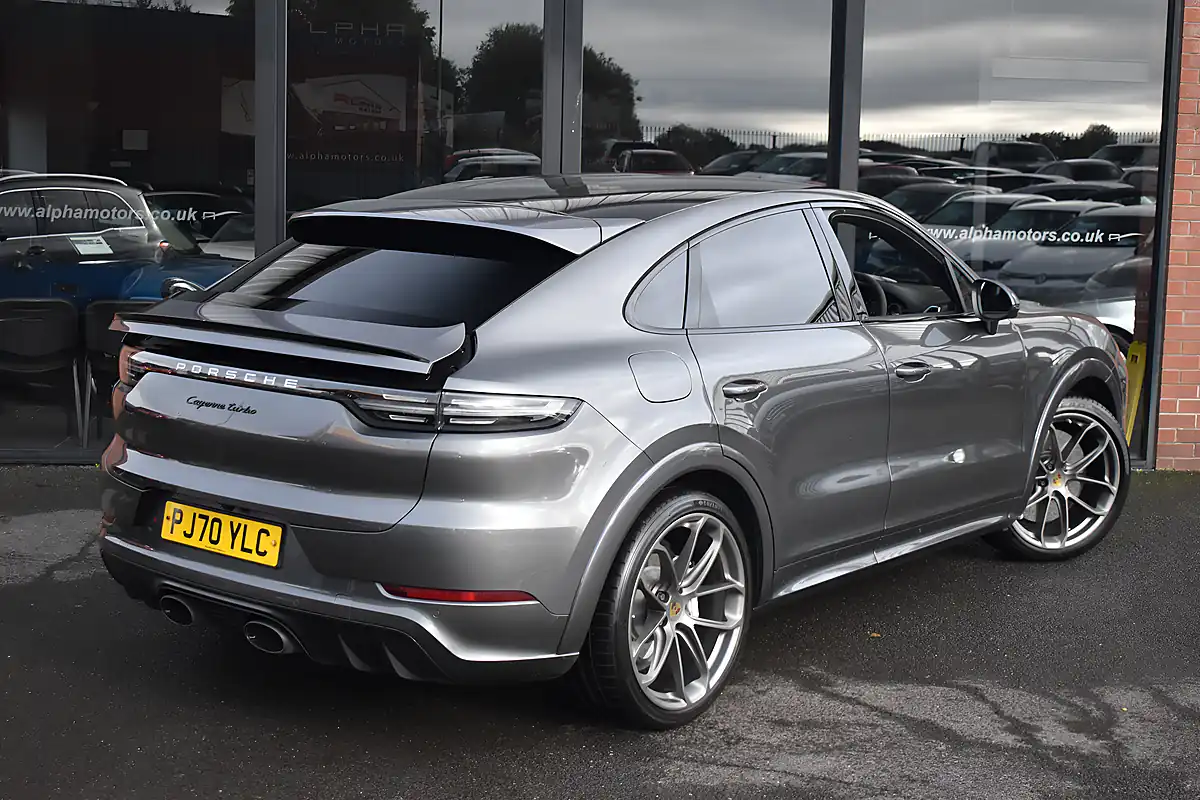 Used 2020 Porsche Cayenne Coupe Quartzite Grey - Interior and Exterior details 5