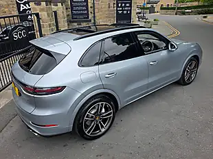 Used 2020 Porsche Cayenne Turbo Dolomite Silver - Interior and Exterior details 10