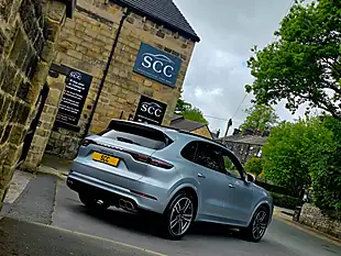 Used 2020 Porsche Cayenne Turbo Dolomite Silver - Interior and Exterior details 13