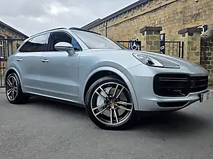 Used 2020 Porsche Cayenne Turbo Dolomite Silver - Interior and Exterior details 15