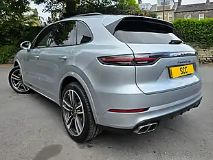 Used 2020 Porsche Cayenne Turbo Dolomite Silver - Interior and Exterior details 8