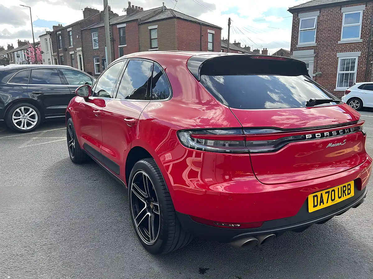 Used 2020 Porsche Macan S Red - Interior and Exterior details 5