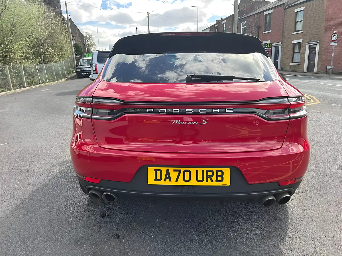 Used 2020 Porsche Macan S Red - Interior and Exterior details 6