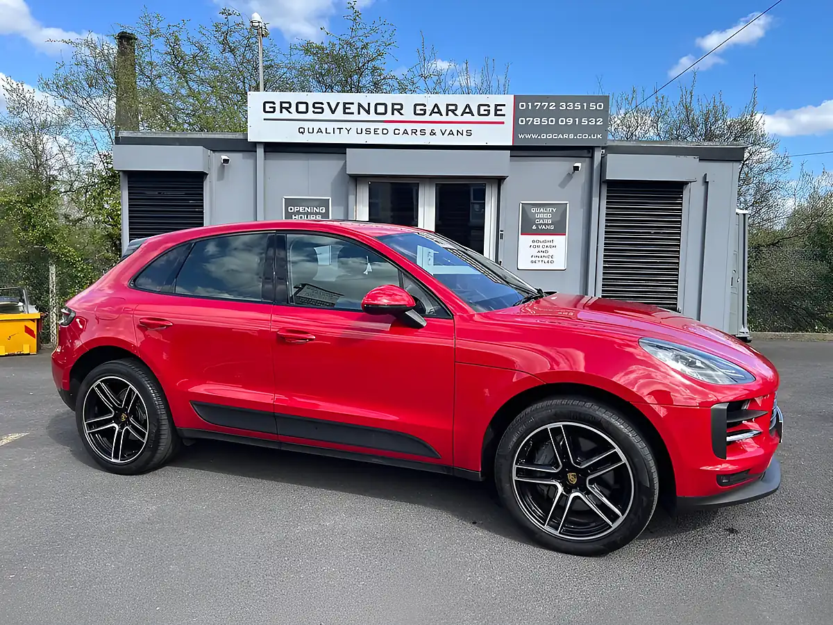 Used 2020 Porsche Macan S Red - Interior and Exterior details 8