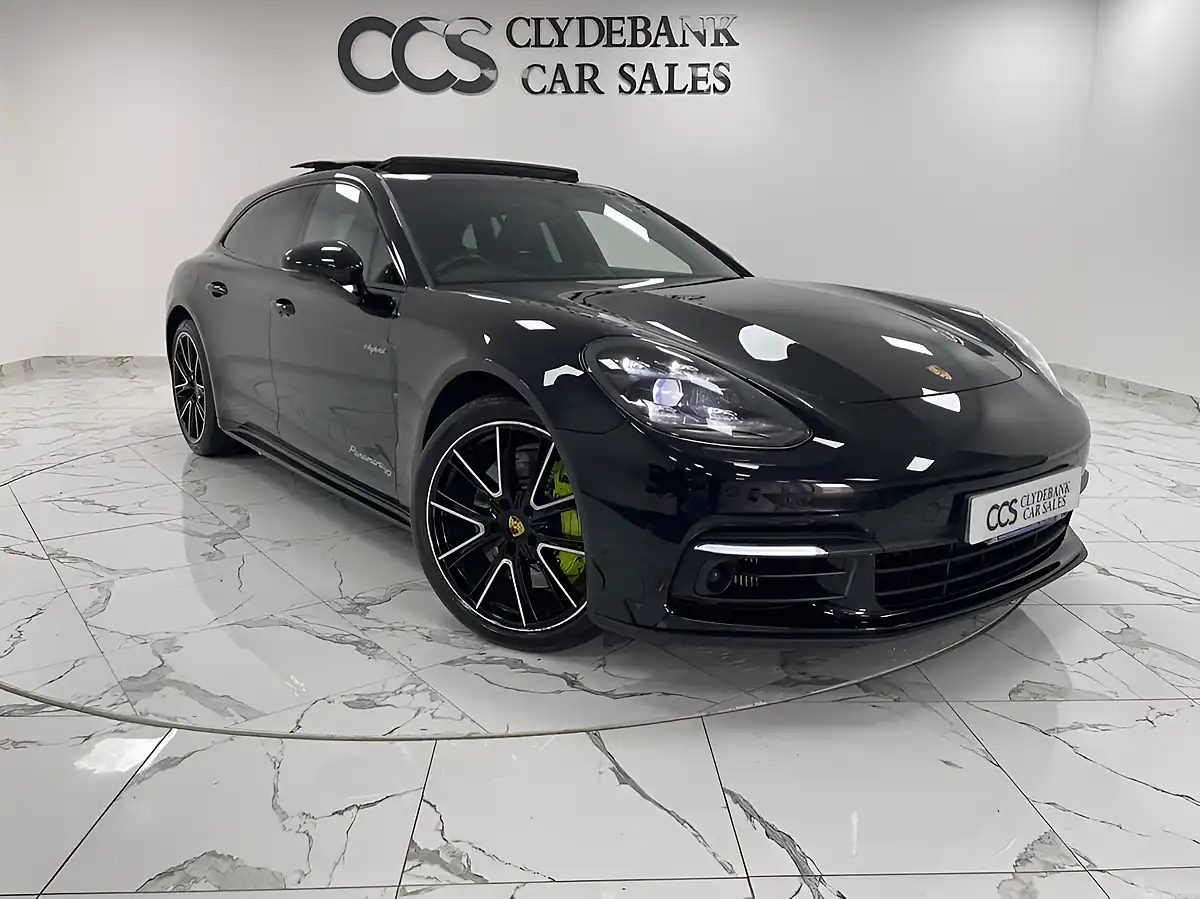 Used 2020 Porsche Panamera 10 Years Edition Sport Turismo Black - Front View