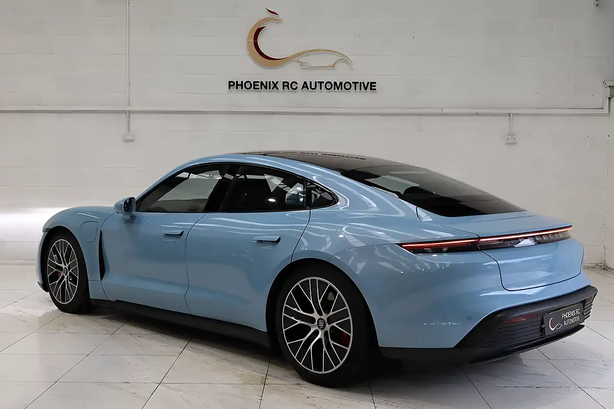 Used 2020 Porsche Taycan Performance Plus 4S Blue - Interior and Exterior details 3